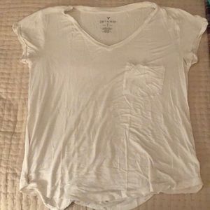 american eagle soft and sexy t shirt size M white